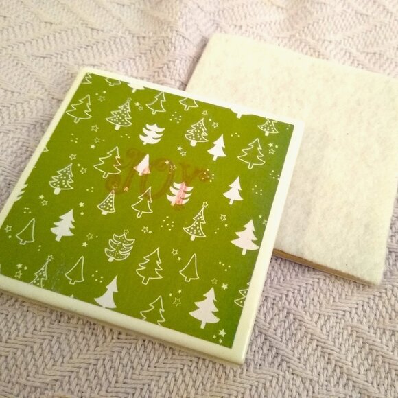 Holiday Coasters - Christmas Tree Themed - Picture 5 of 5